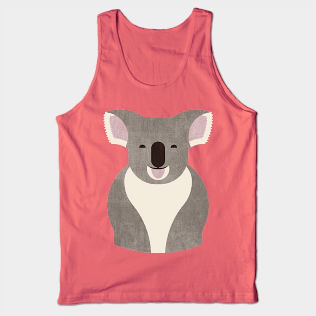 FAUNA / Koala Bear Tank Top by Daniel Coulmann